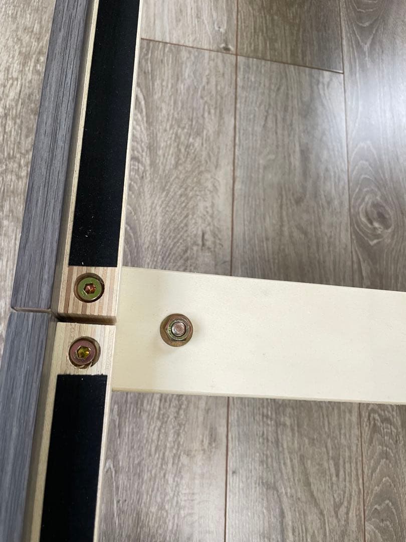 シングルベッドフレーム ダークグレー