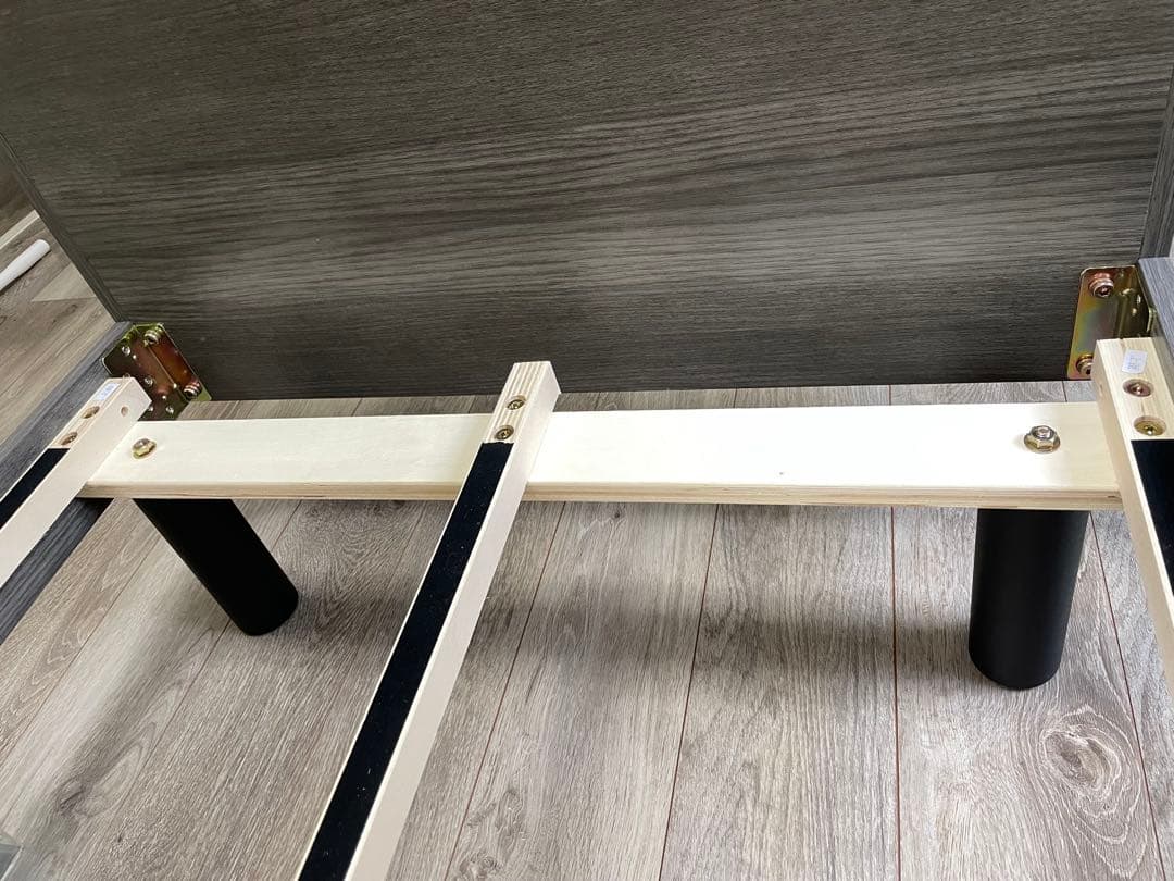 シングルベッドフレーム ダークグレー