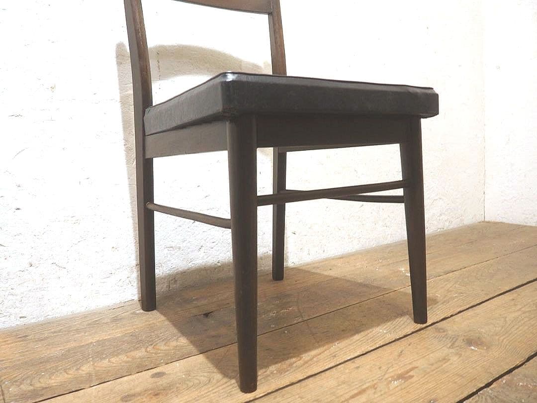 1318 ヴィンテージ　レトロモダンな木製チェア　椅子　イス　カフェ　インテリア