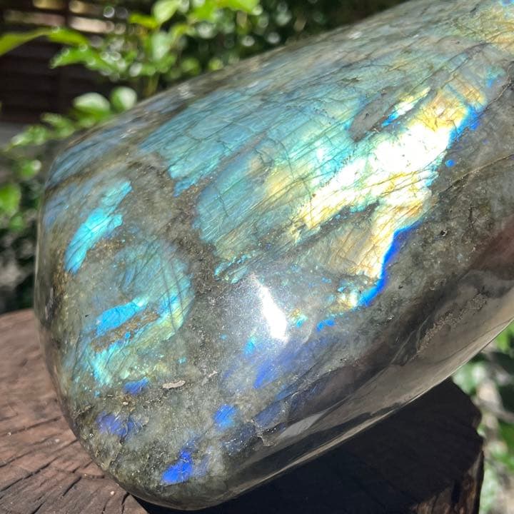 ✳️超極大‼️✨激レアレインボーシラーが超綺麗✨ラブラドライト 原石 天然石 置物