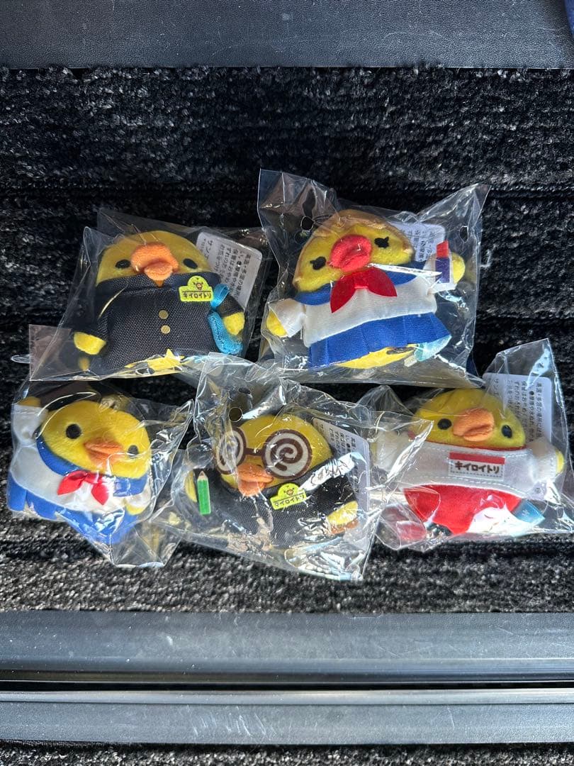 キイロイトリ学園　てのりぬいぐるみ　5点セット