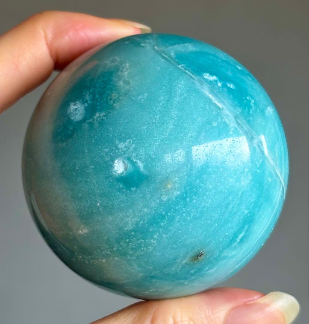 最高品質　ブルーカリビアンカルサイト　スフィア