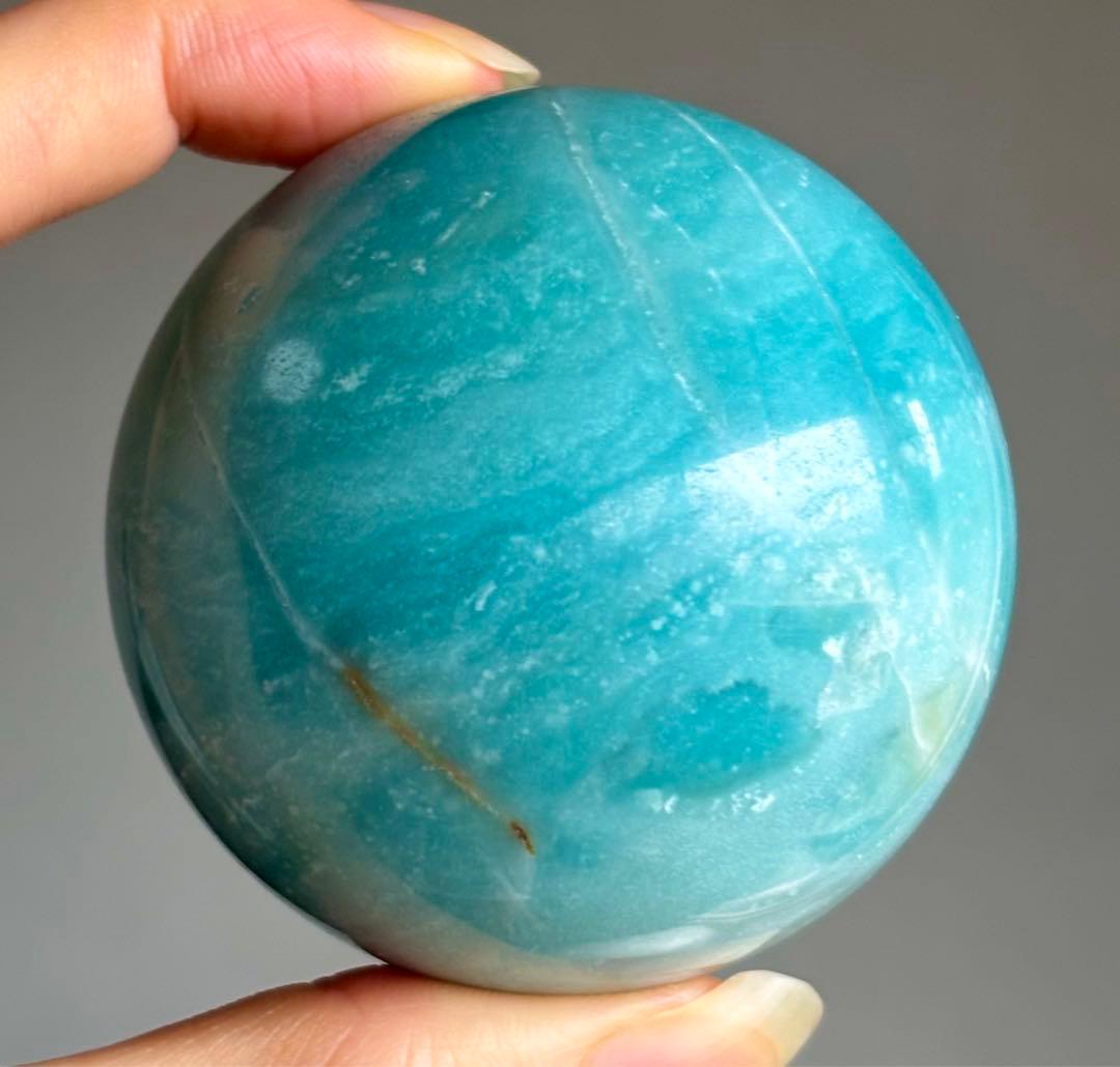 最高品質　ブルーカリビアンカルサイト　スフィア