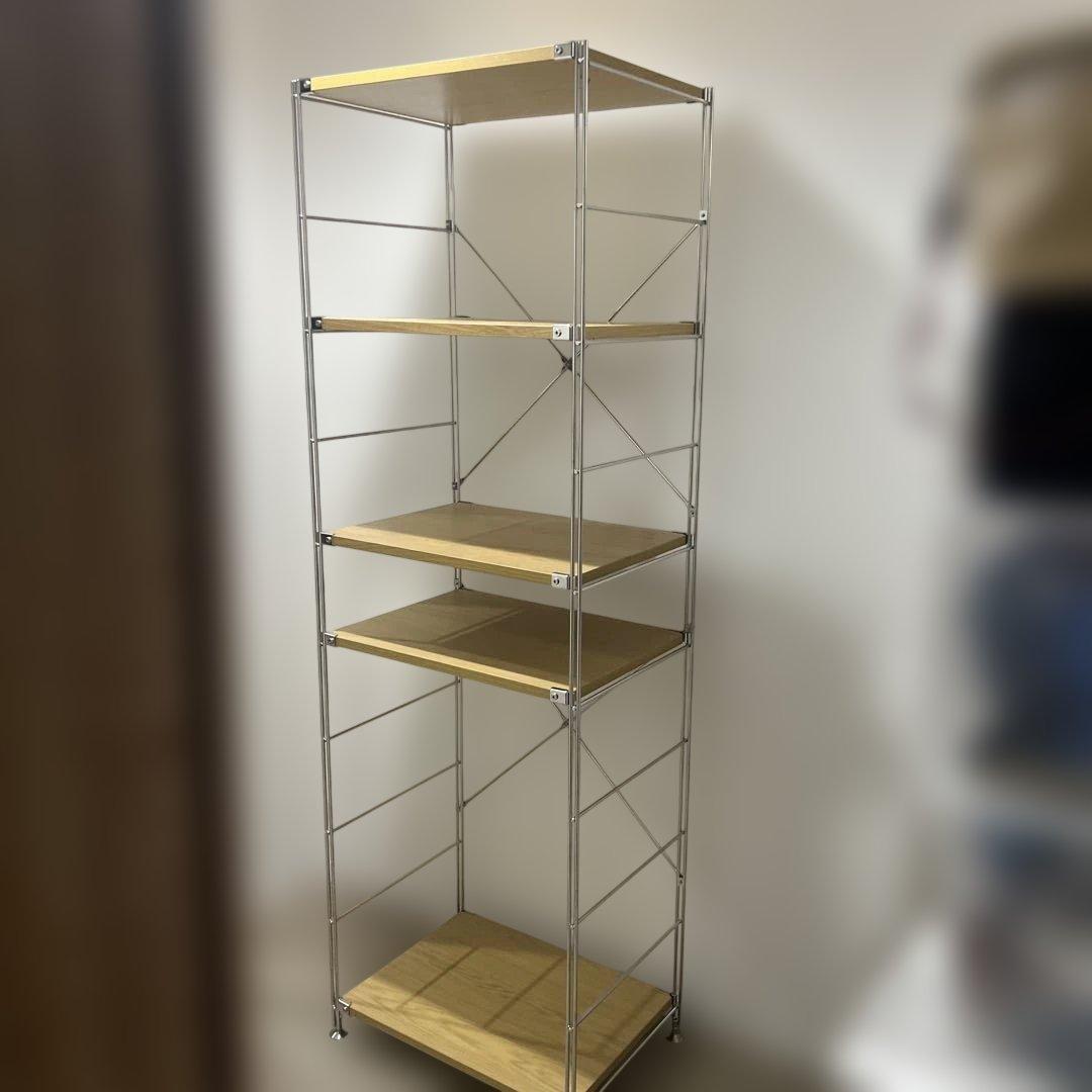 無印良品　ステンレス　ユニットシェルフ　美品