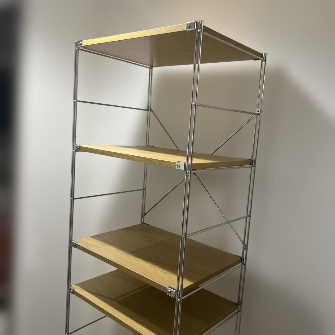 無印良品　ステンレス　ユニットシェルフ　美品