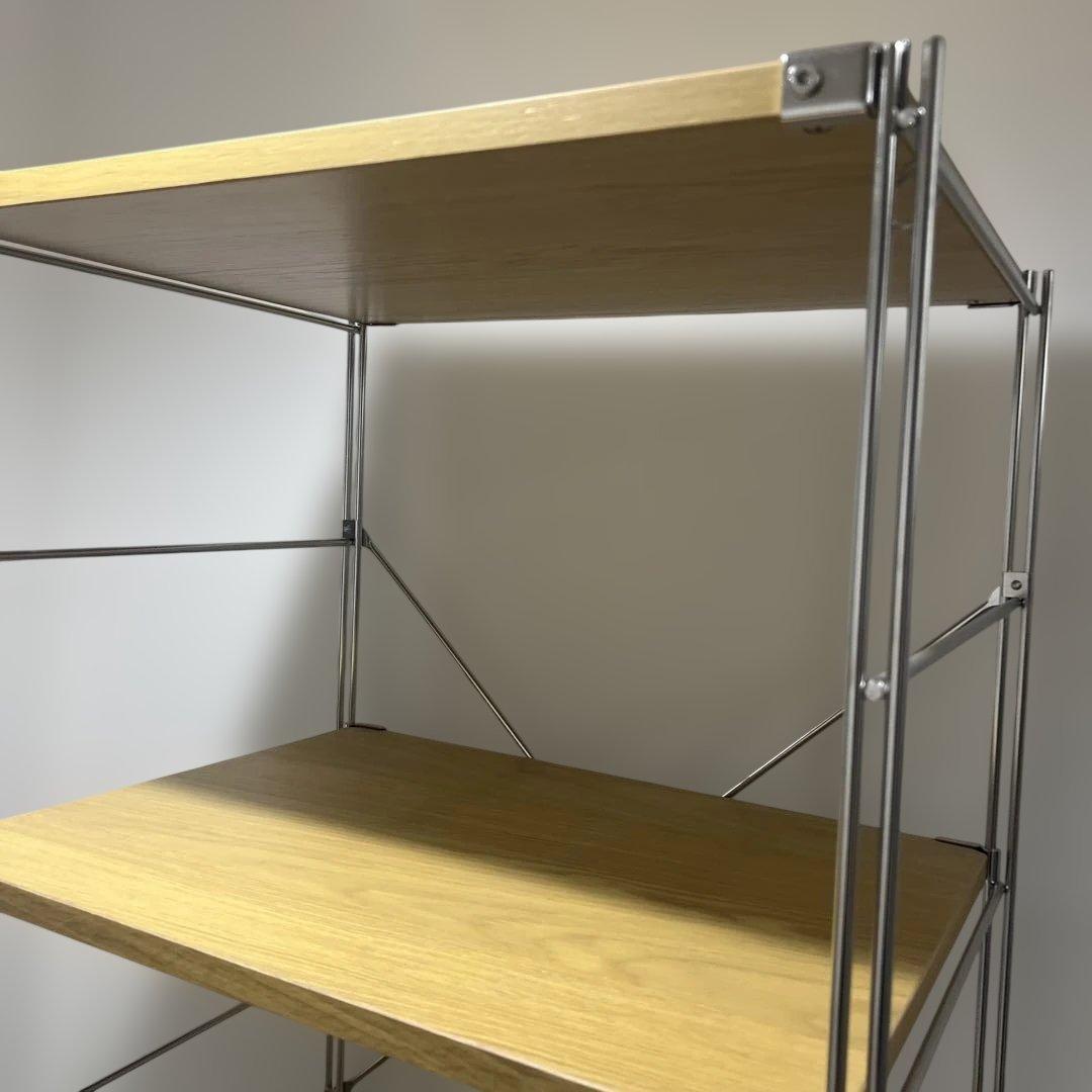 無印良品　ステンレス　ユニットシェルフ　美品