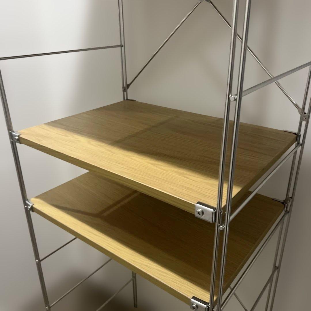 無印良品　ステンレス　ユニットシェルフ　美品