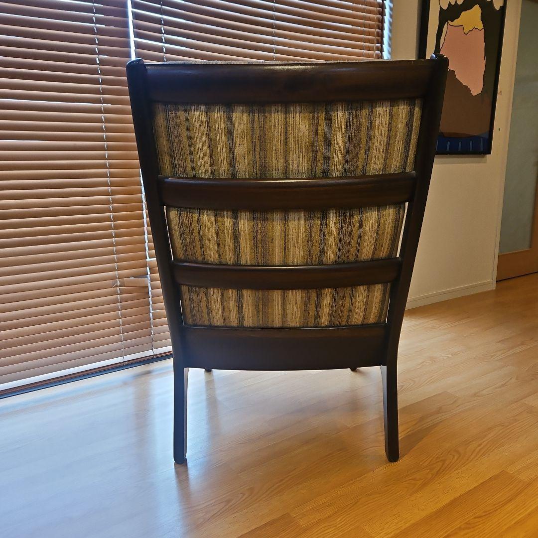 オーレヴァンシャー シングルハイバックチェア ローズウッド材 北欧ビンテージ