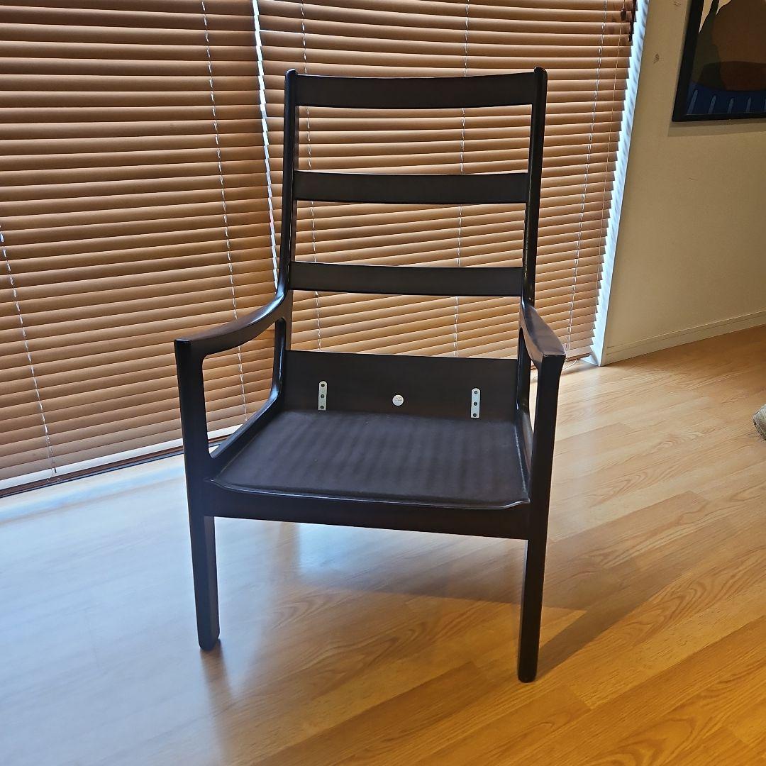 オーレヴァンシャー シングルハイバックチェア ローズウッド材 北欧ビンテージ