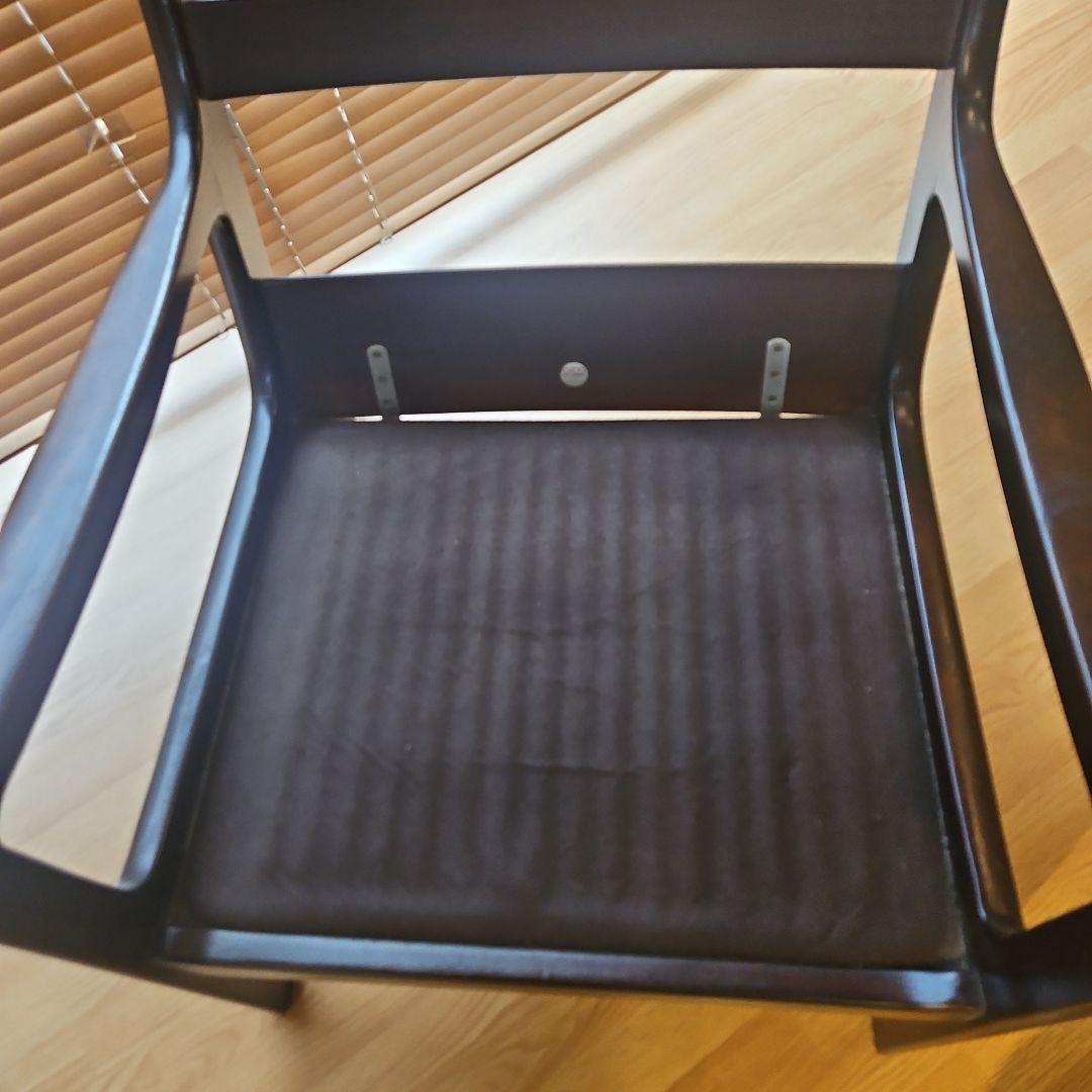 オーレヴァンシャー シングルハイバックチェア ローズウッド材 北欧ビンテージ