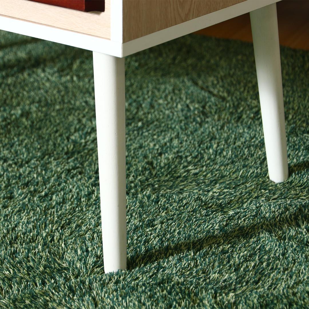 デザイン取手ローテーブル ホワイトウォッシュ W80