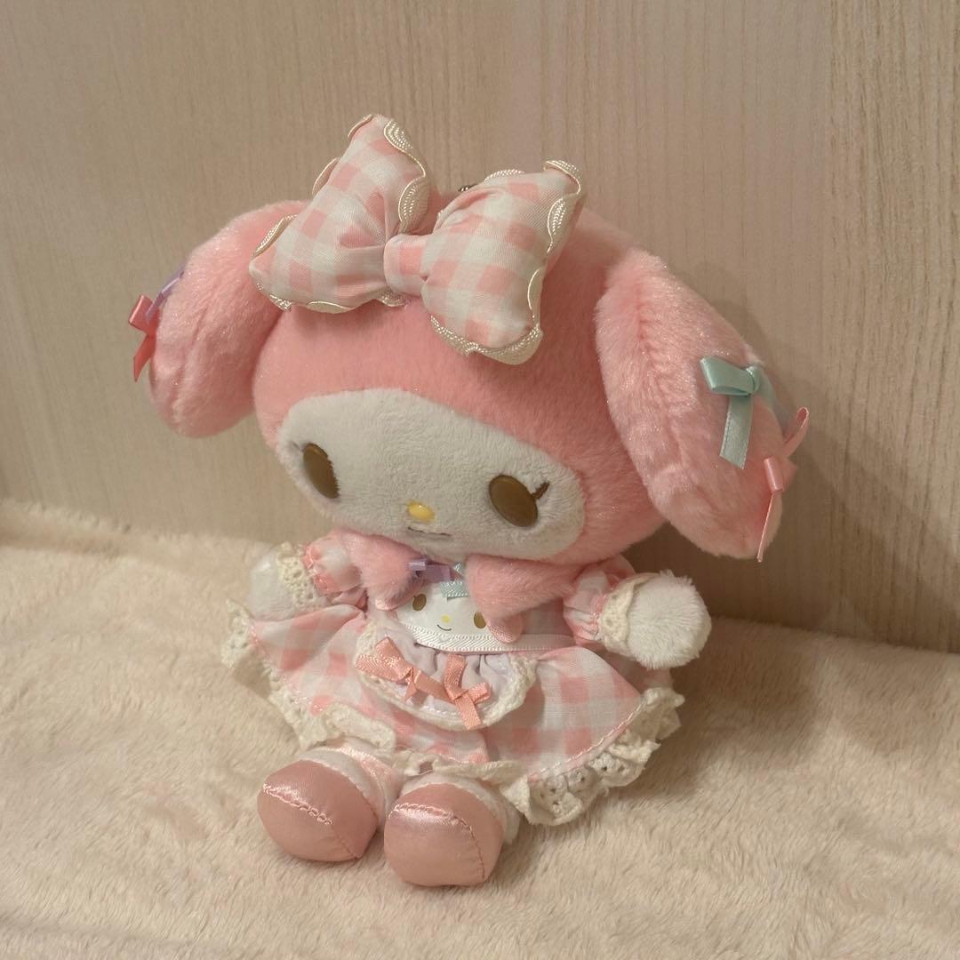 【希少 / レア】サンリオ マイメロ ＊ リボンでおそろ マスコットキーホルダー