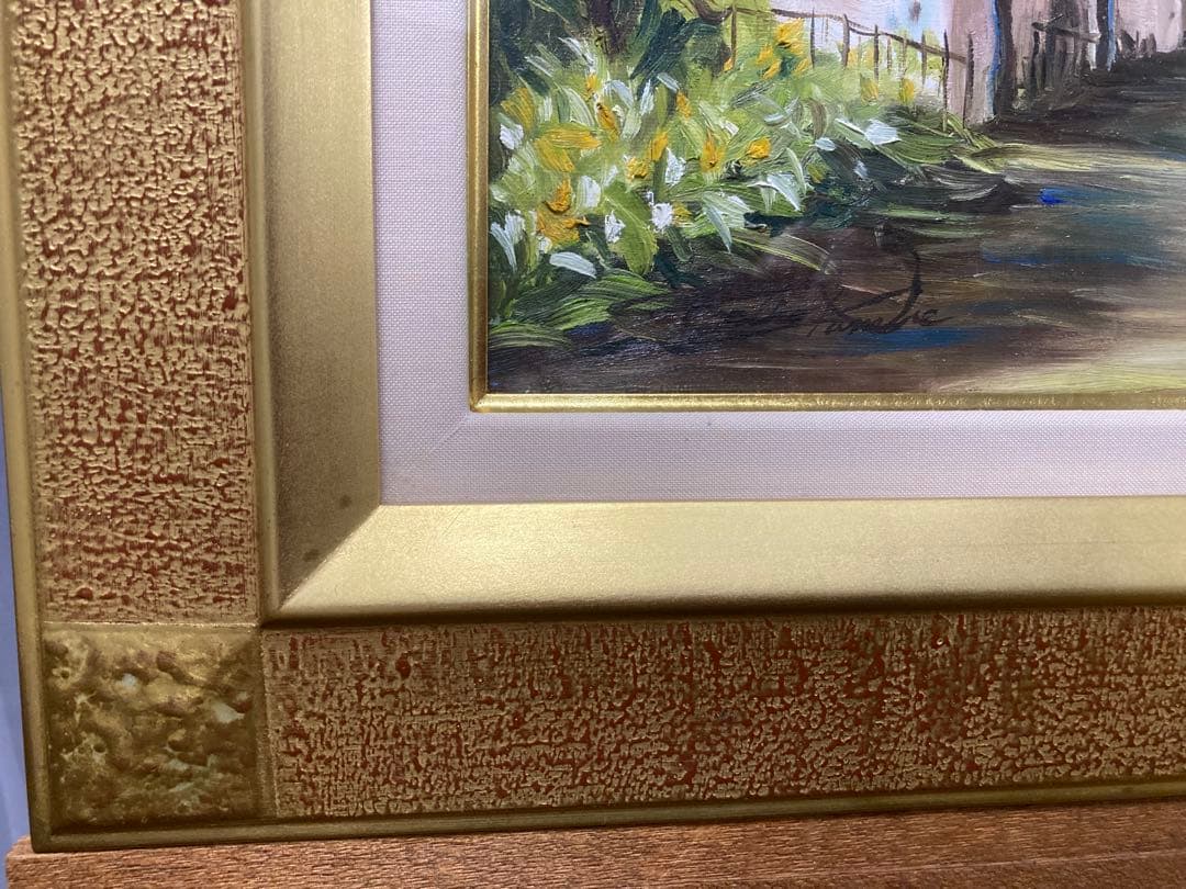 油彩　油絵　プロバンス風景　<神戸佳子> 美術年鑑掲載作家　直筆サイン　Ｆ６号 油彩 油絵 プロバンス風景 <神戸佳子> 美術年鑑掲載作家 直筆サイン F6号