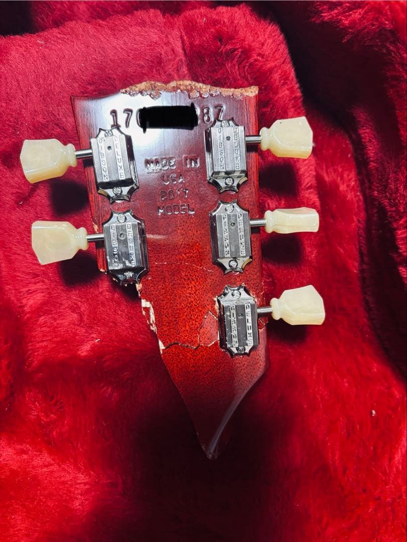 Gibson レスポールスタンダード(ネック折れ・ジャンク品) - メルカリ