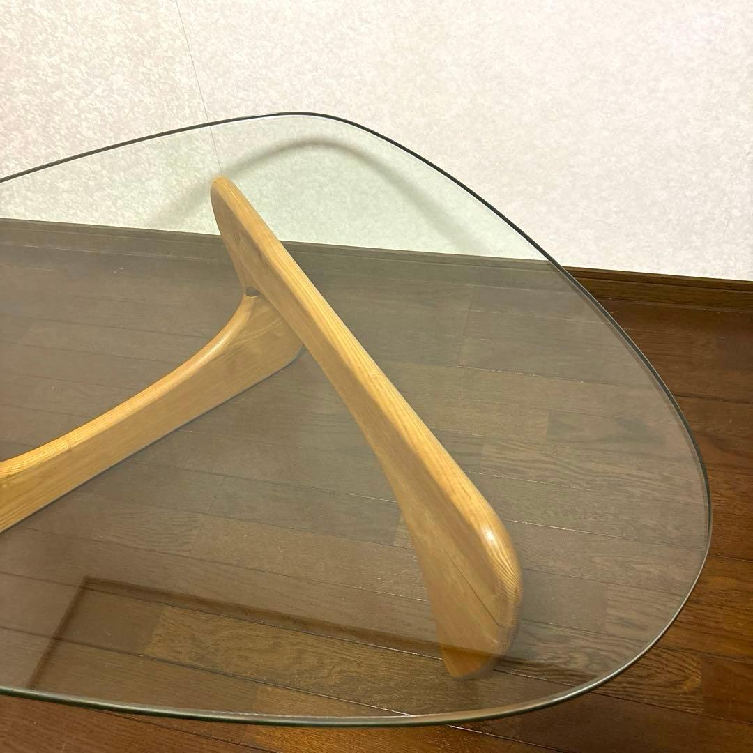 【良品】※直接お渡しのみ イサムノグチ コーヒーテーブル ガラス リプロダクト