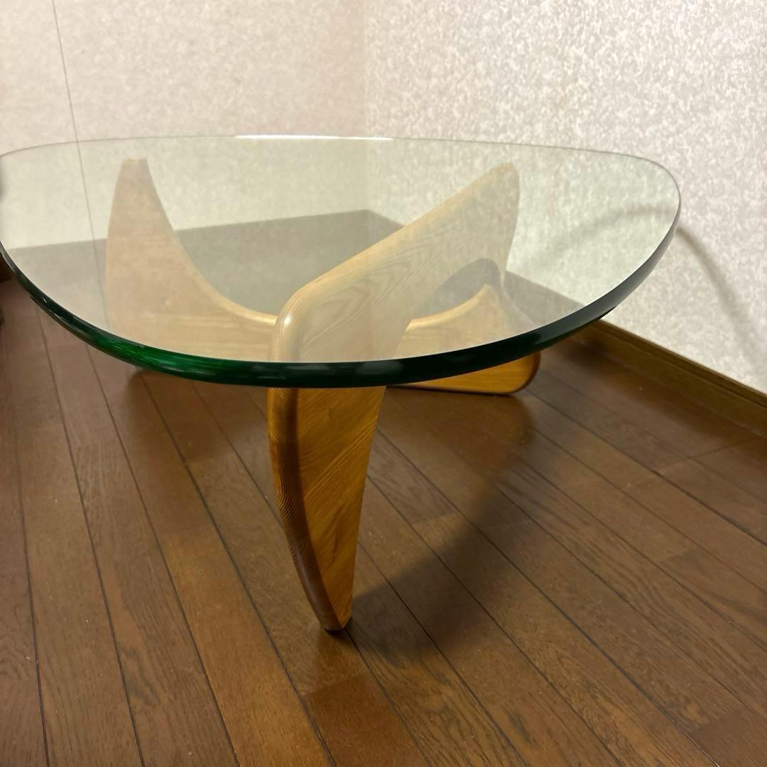【良品】※直接お渡しのみ イサムノグチ コーヒーテーブル ガラス リプロダクト