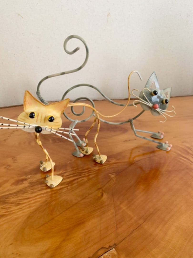 猫の置物　７点