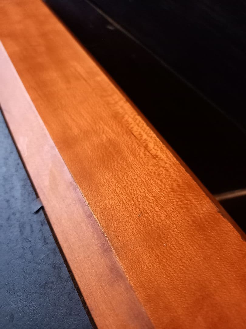 デンマーク　チーク　無垢材　アート　スクェア　フレーム　大型　ウォール　ミラー