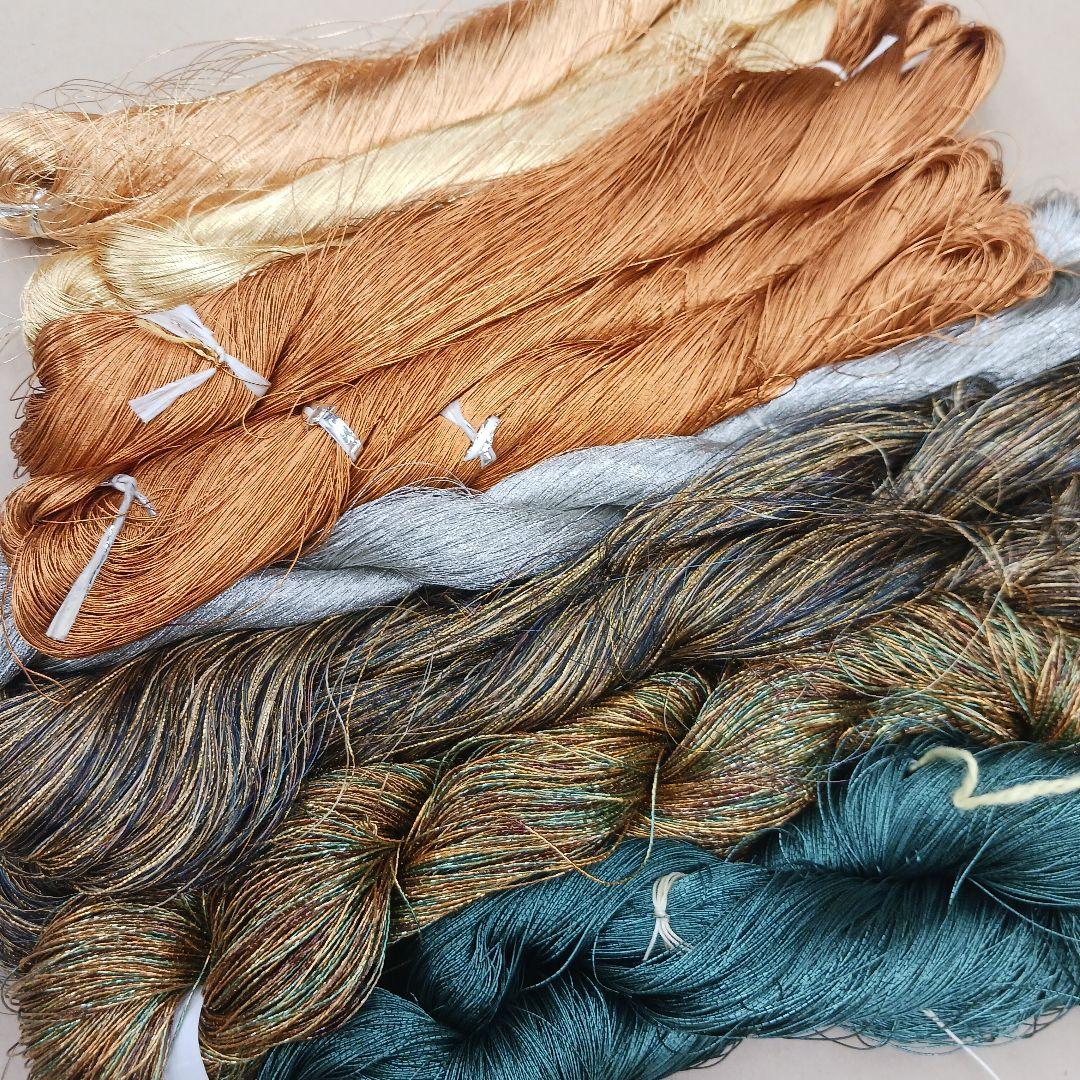 織物、組紐、刺繍手芸用金糸大量