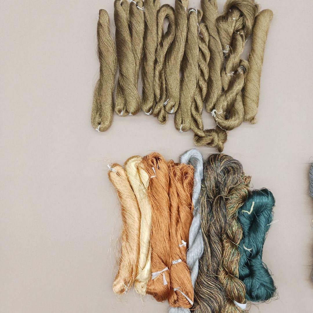 織物、組紐、刺繍手芸用金糸大量