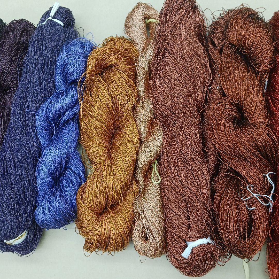 織物、組紐、刺繍手芸用金糸大量