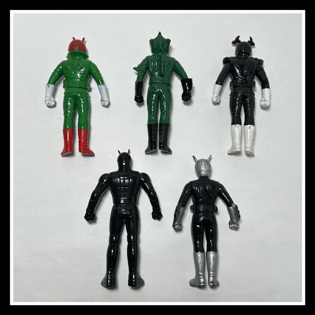 80年代当時物『仮面ライダー』食玩ソフビセット③ - メルカリ