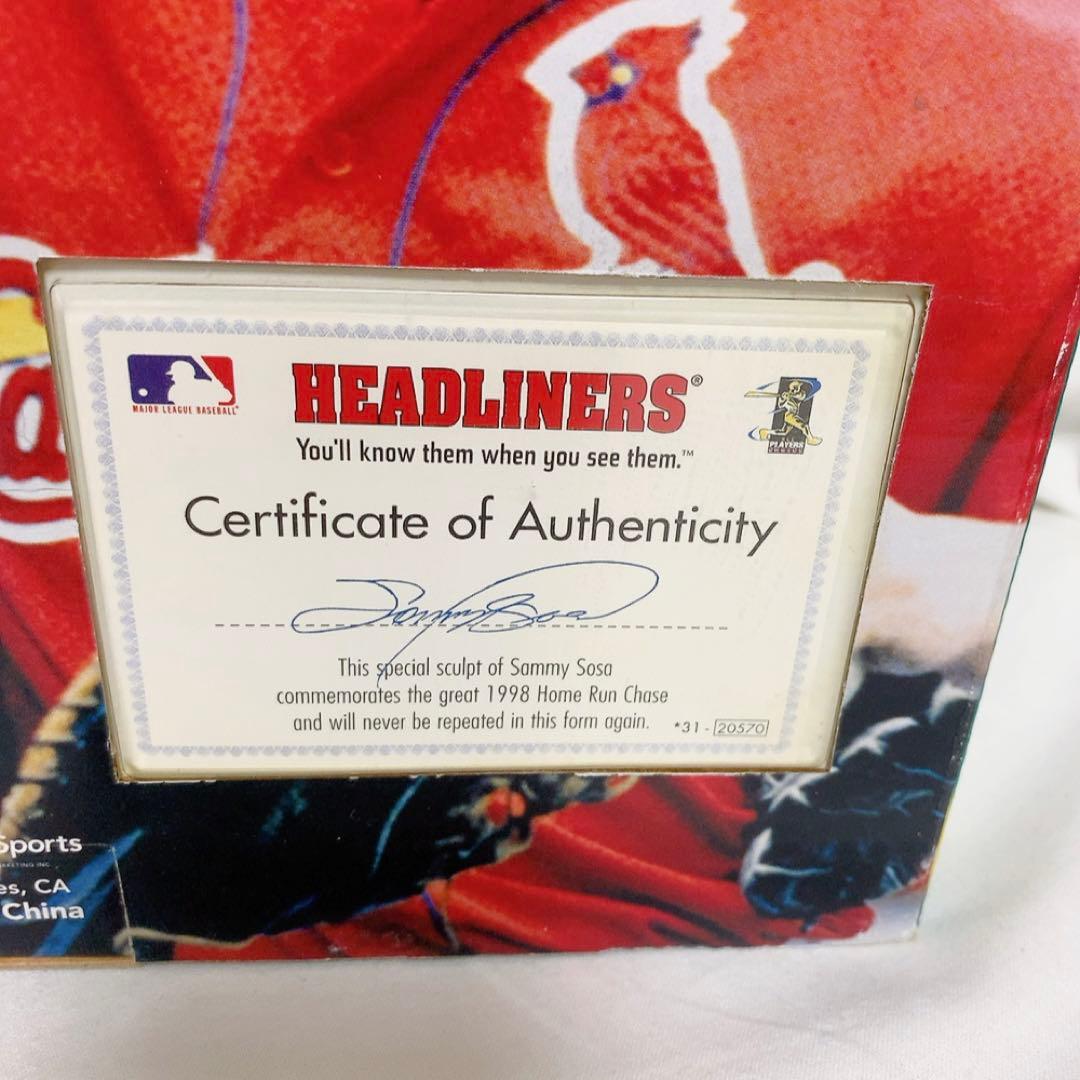 1998年MLB 記念フィギュア サミーソーサー&マークマグワイア 未使用