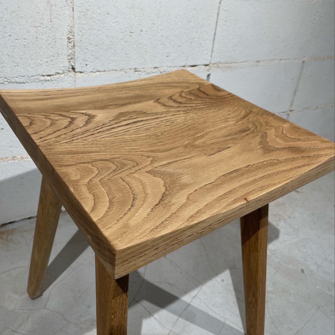 リフレッシュタイプチェア　ロータイプ　オーク無垢材　ウチダ