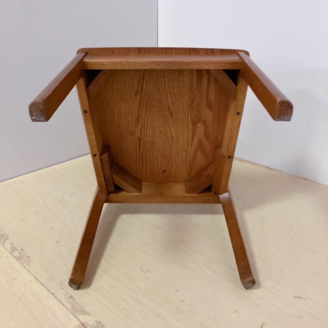 maruni マルニ　木製　ダイニングチェア ラタン 籐 旧ロゴ 木製椅子