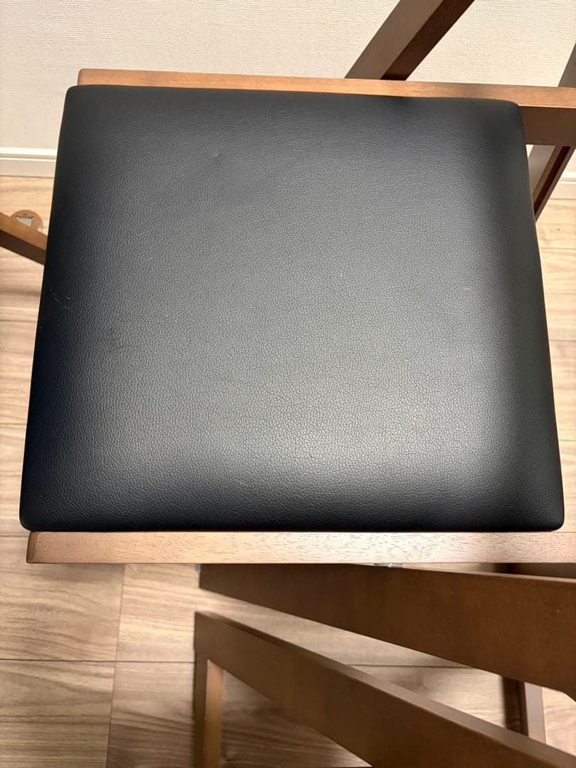 折りたたみ式デスク＆椅子２脚 TS-3404 ブラウン