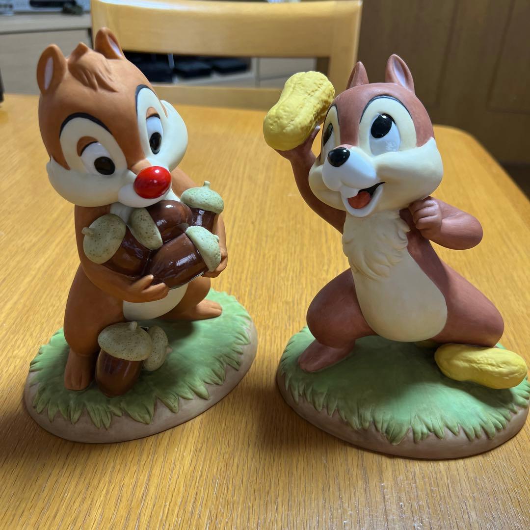 ディズニー チップとデール フィギュア 加藤工芸 - メルカリ