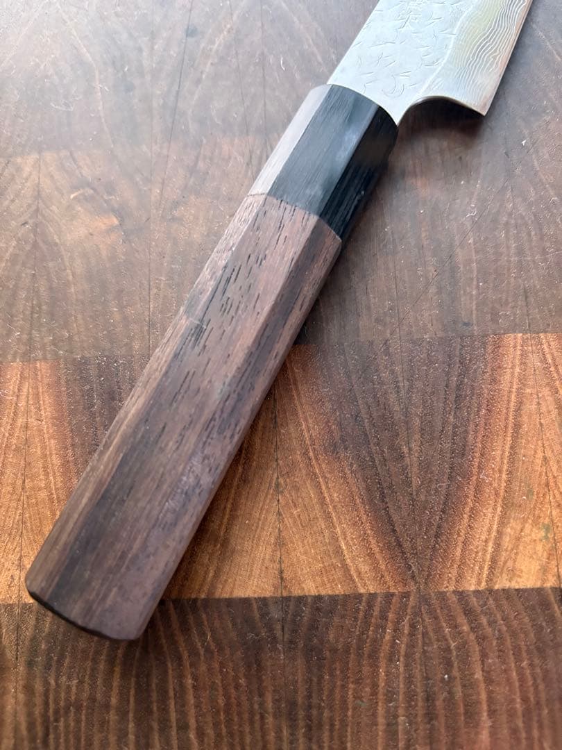 二唐刃物 SPG STRIX 切付 ペティ 150mm 包丁槌目 ダマスカス - メルカリ