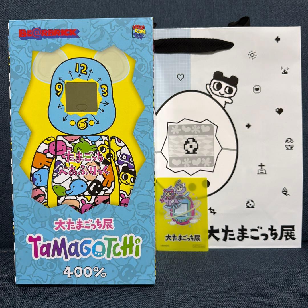 大たまごっち展限定 たまごっち✕ベアブリック 400% BE@RBRICK ①