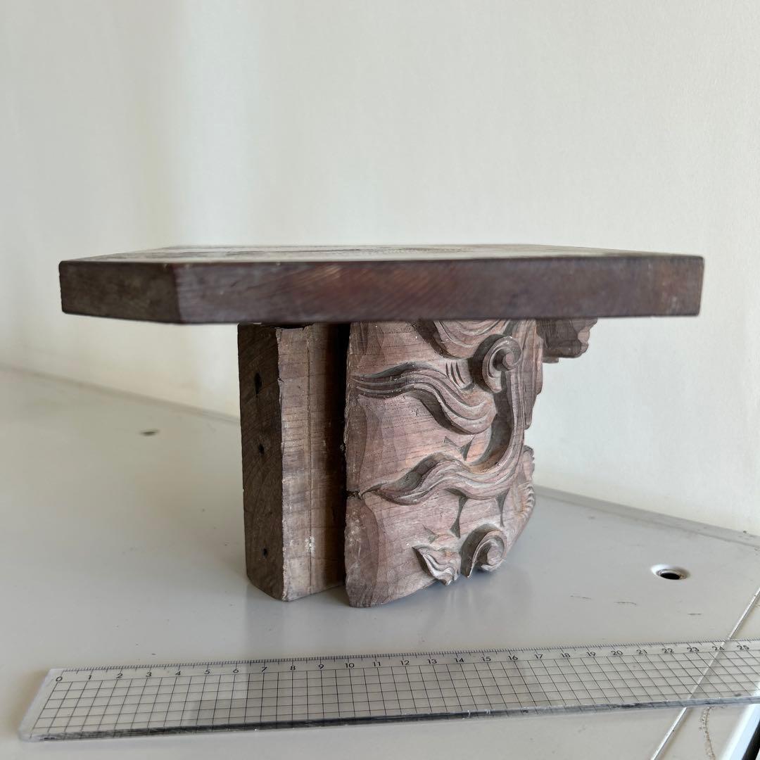 木彫獅子　彫物　木鼻　だんじり　骨董　神社仏閣地車