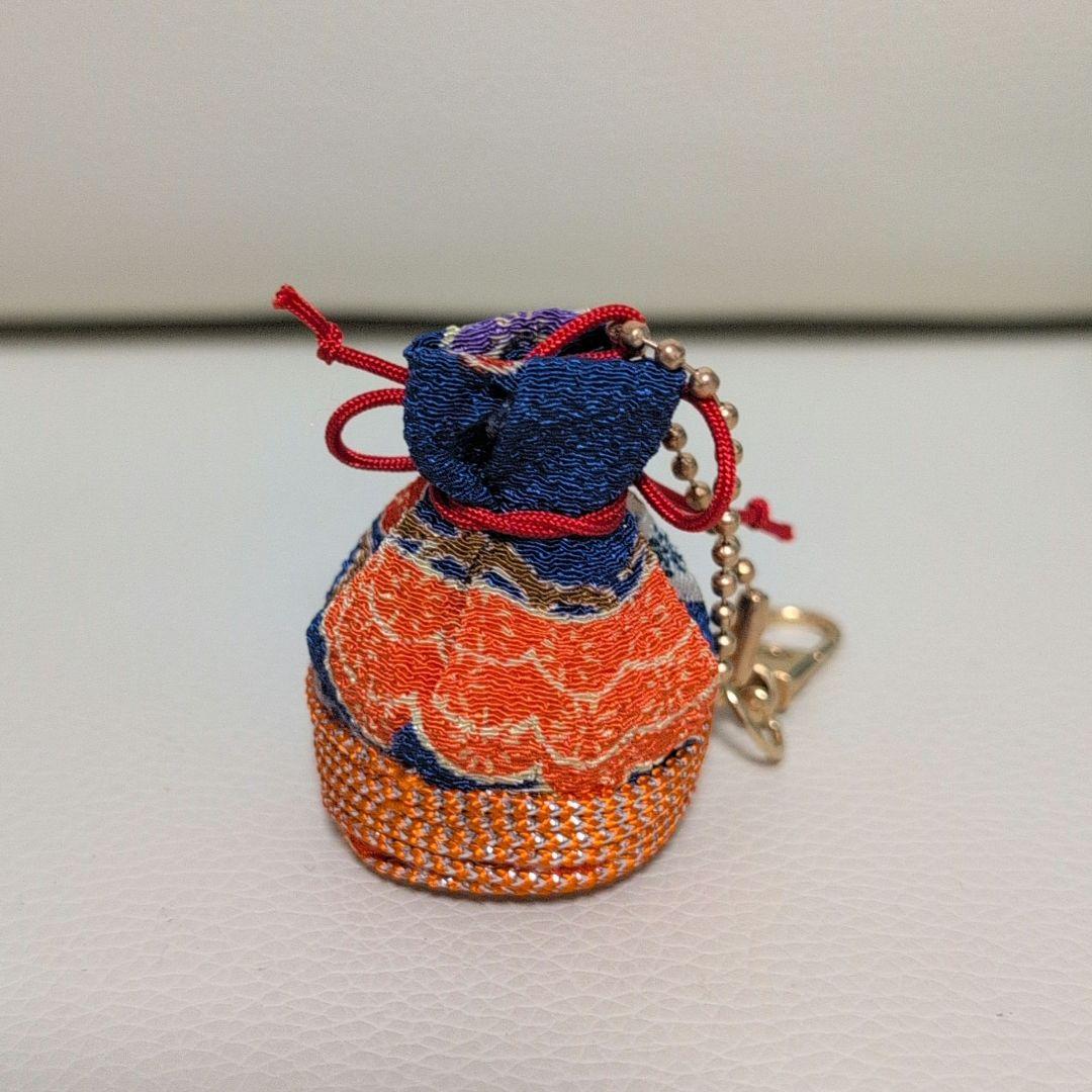 和柄巾着チャーム(パワーストーン入り)