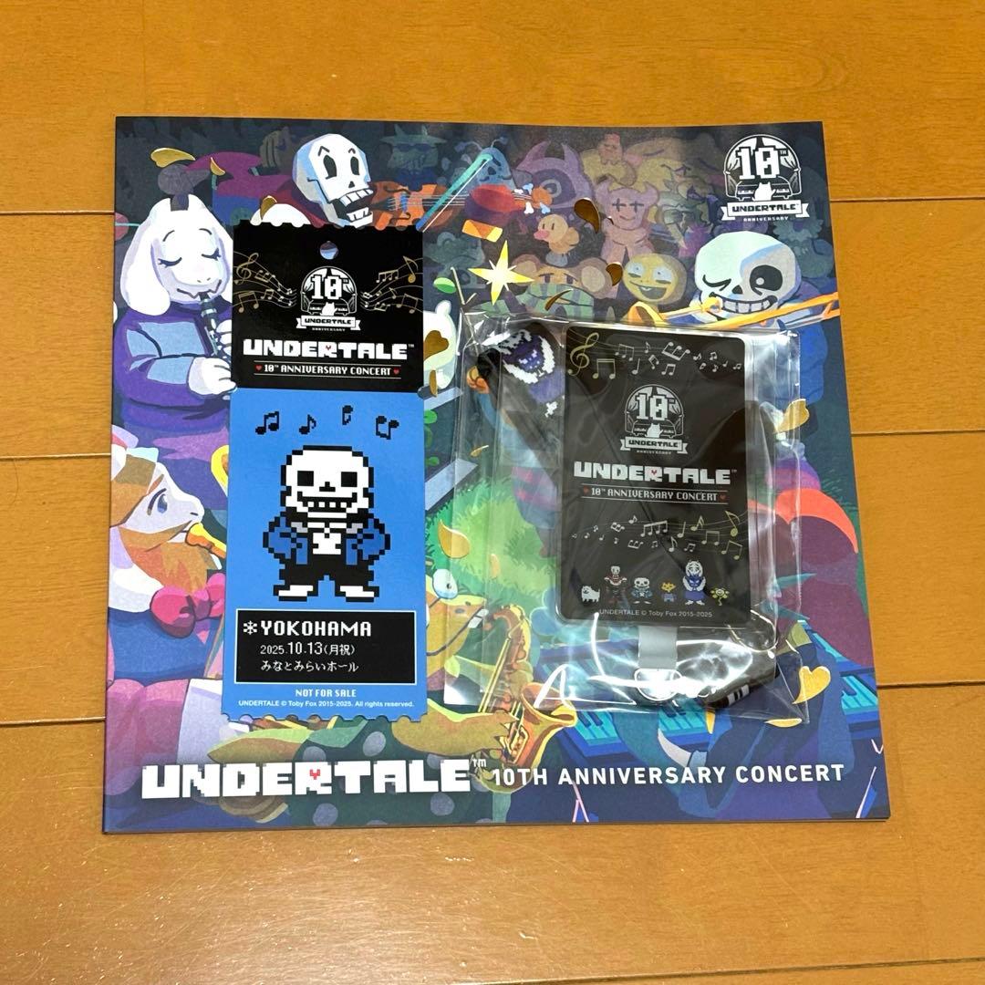 UNDERTALE 10周年記念コンサート SS席特典グッズセット 横浜 サンズ