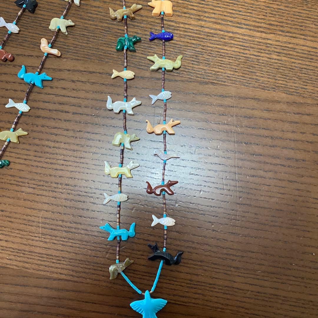 【インデアンジュエリー】ネックレス2連