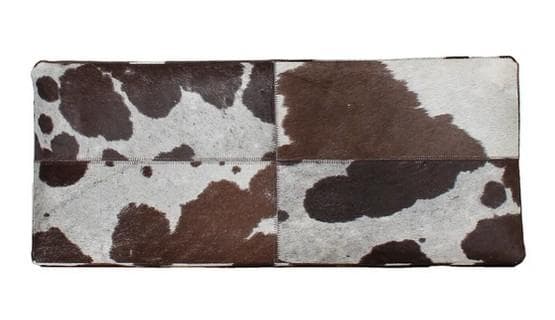 スツール リアルファー ブラウン ホワイト モダン 毛皮 AS-8010-C