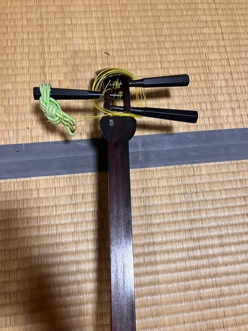 三味線 中棹 東さわり付 皮破れ