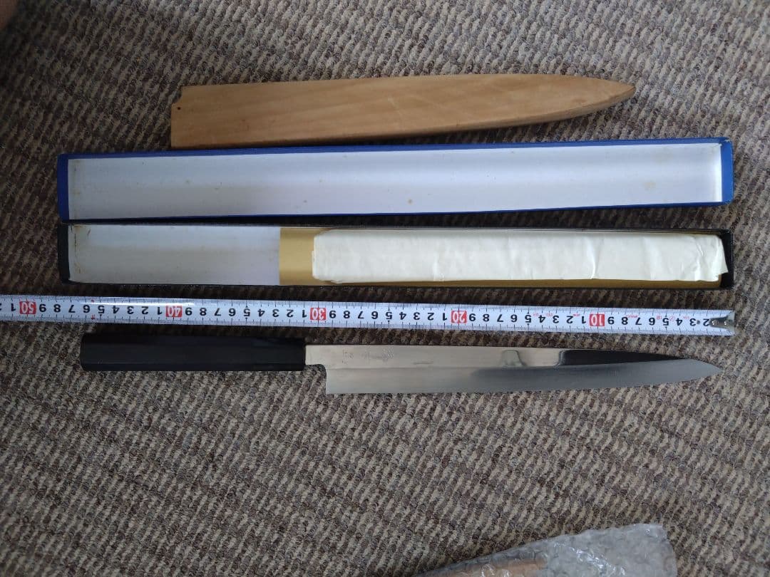 本焼　柳刃包丁　尺寸