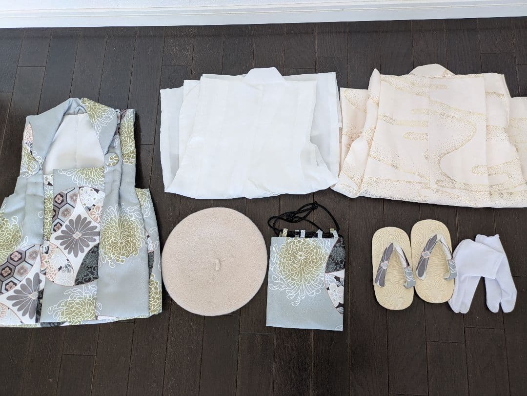 【最終お値下げ】ひよこ商店七五三被布着物セット