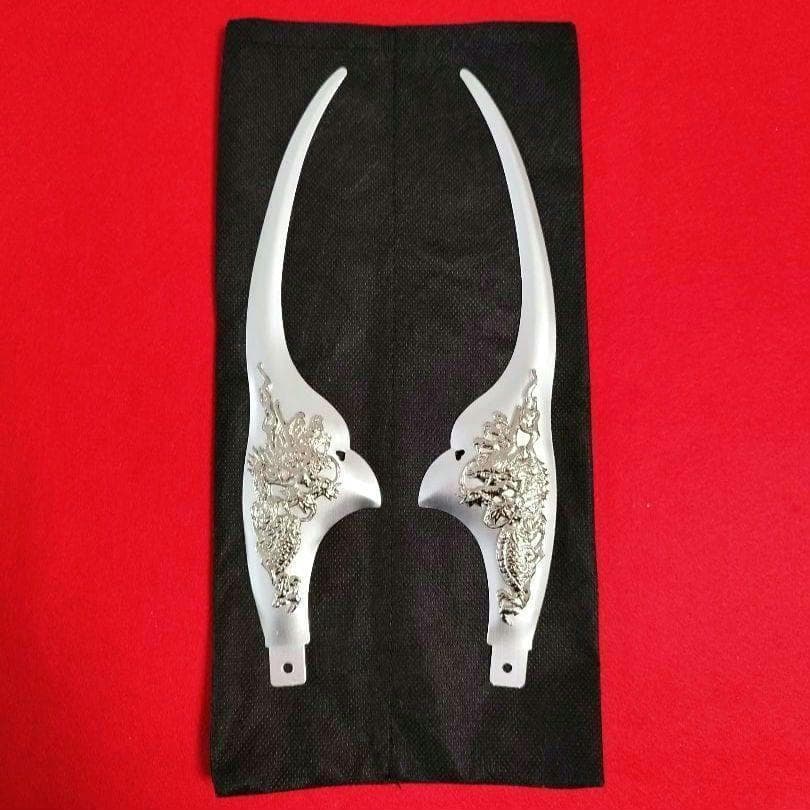 ✨美品！五月人形一式 兜 飾り [ 白金向い龍 ] こどもの日 端午の節句