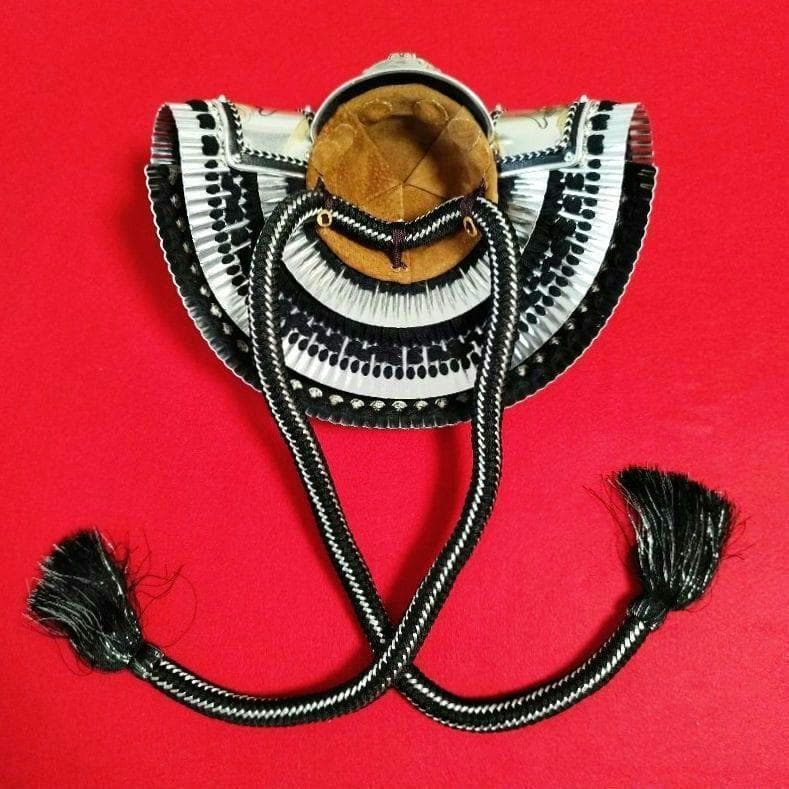 ✨美品！五月人形一式 兜 飾り [ 白金向い龍 ] こどもの日 端午の節句