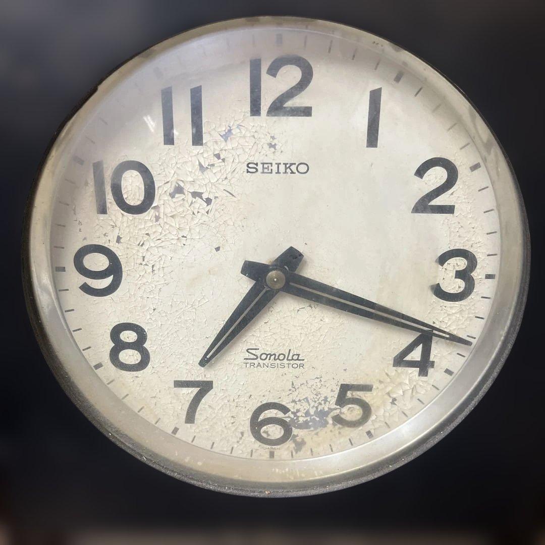 昭和レトロ　SEIKO 掛時計　ソノーラ　稼働品