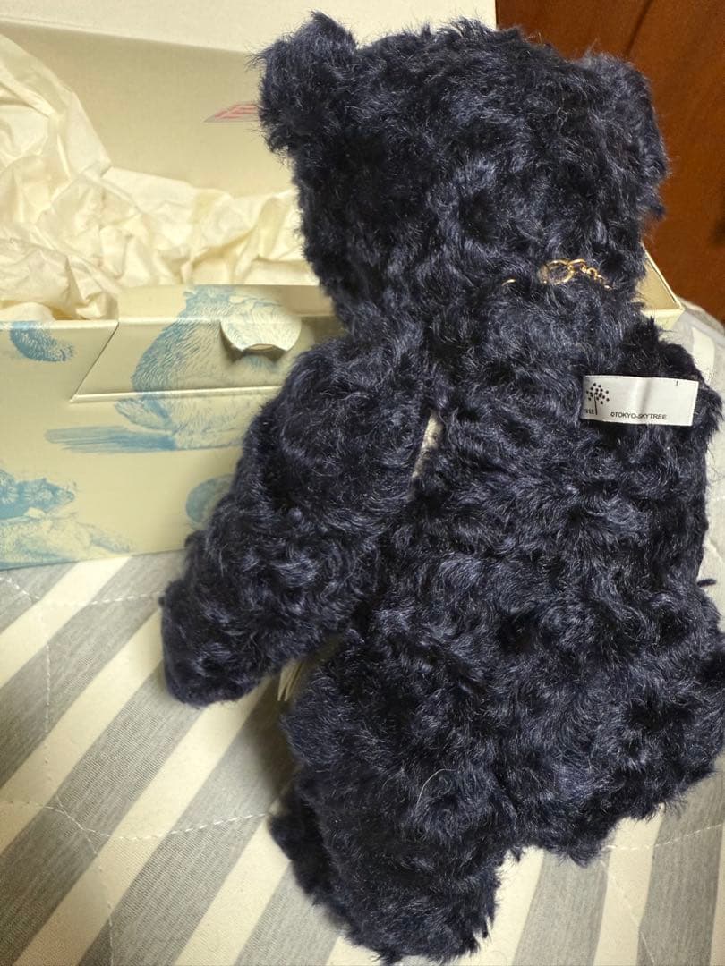 Steiff ダークブルー テディベア 約30cm - メルカリ