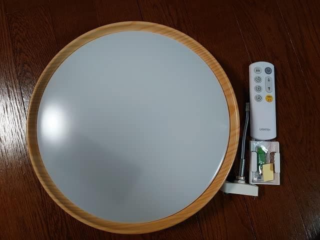 LEDシーリングライト ナチュラル木目デザイン 33W