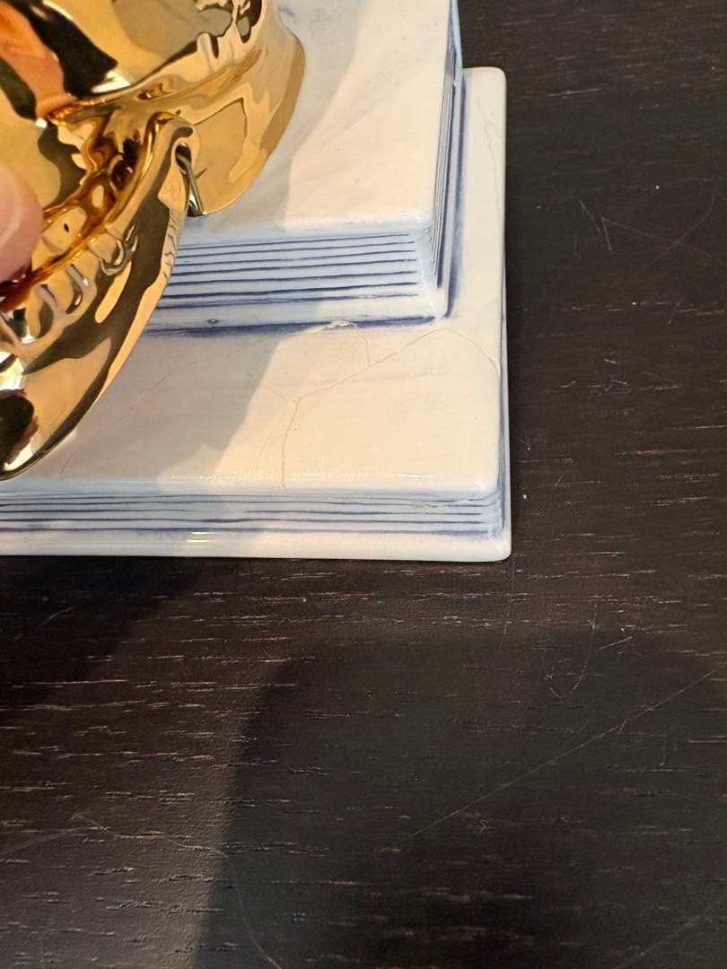 割れ有り　NEIGHBORHOOD チャンバー　ネイバーフッド　修復済み