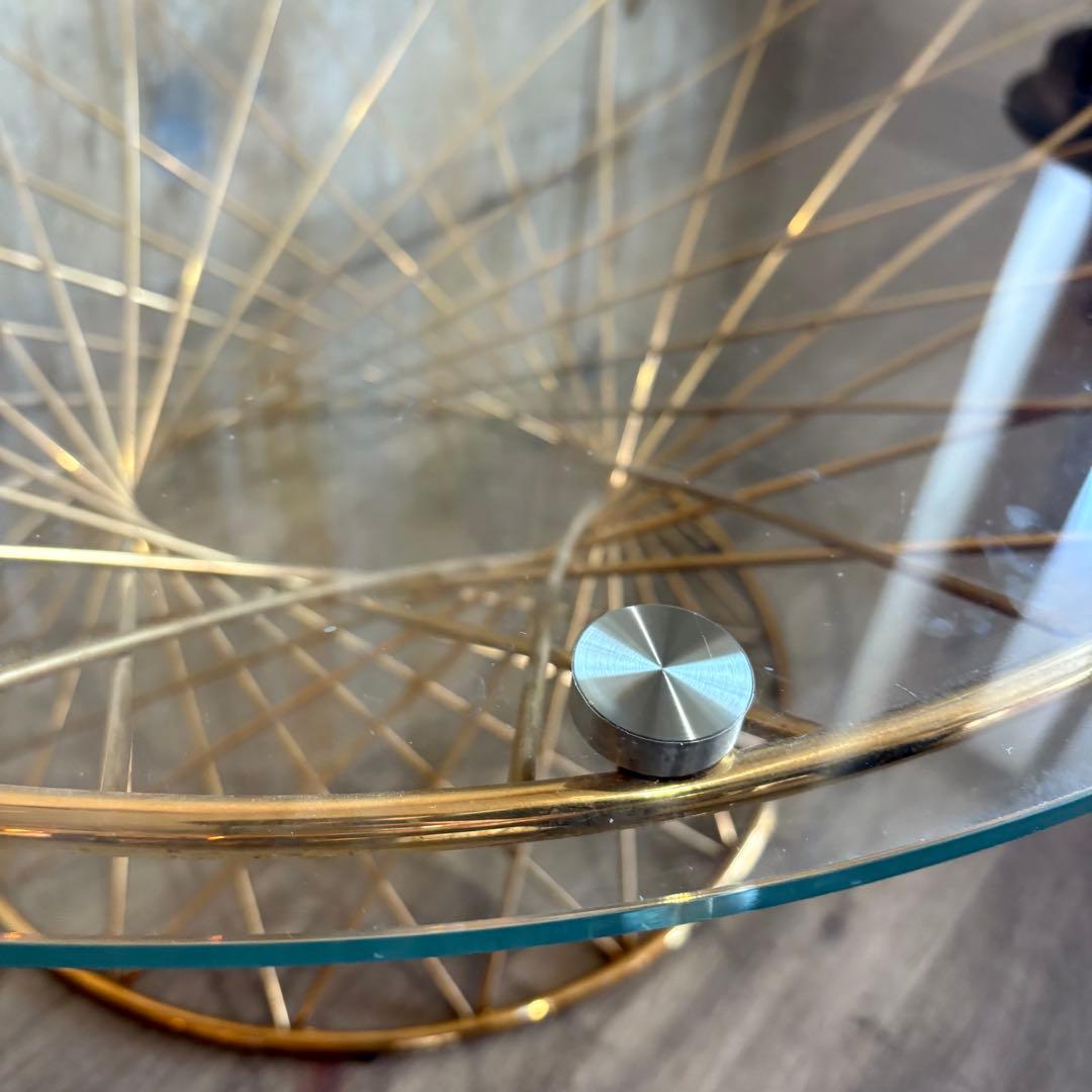 Francfranc マーリア コーヒーテーブル センターテーブル ゴールド