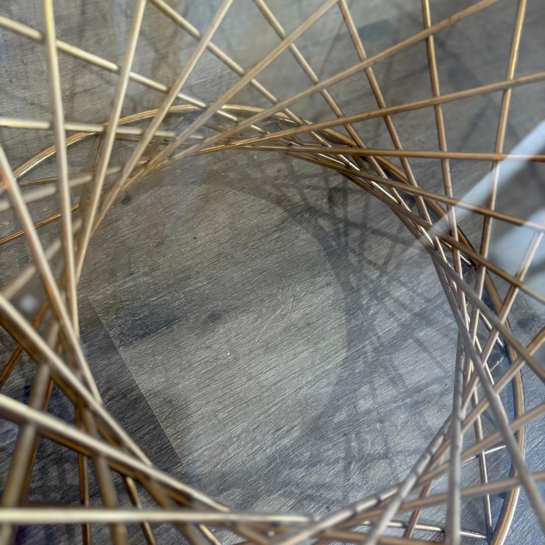 Francfranc マーリア コーヒーテーブル センターテーブル ゴールド