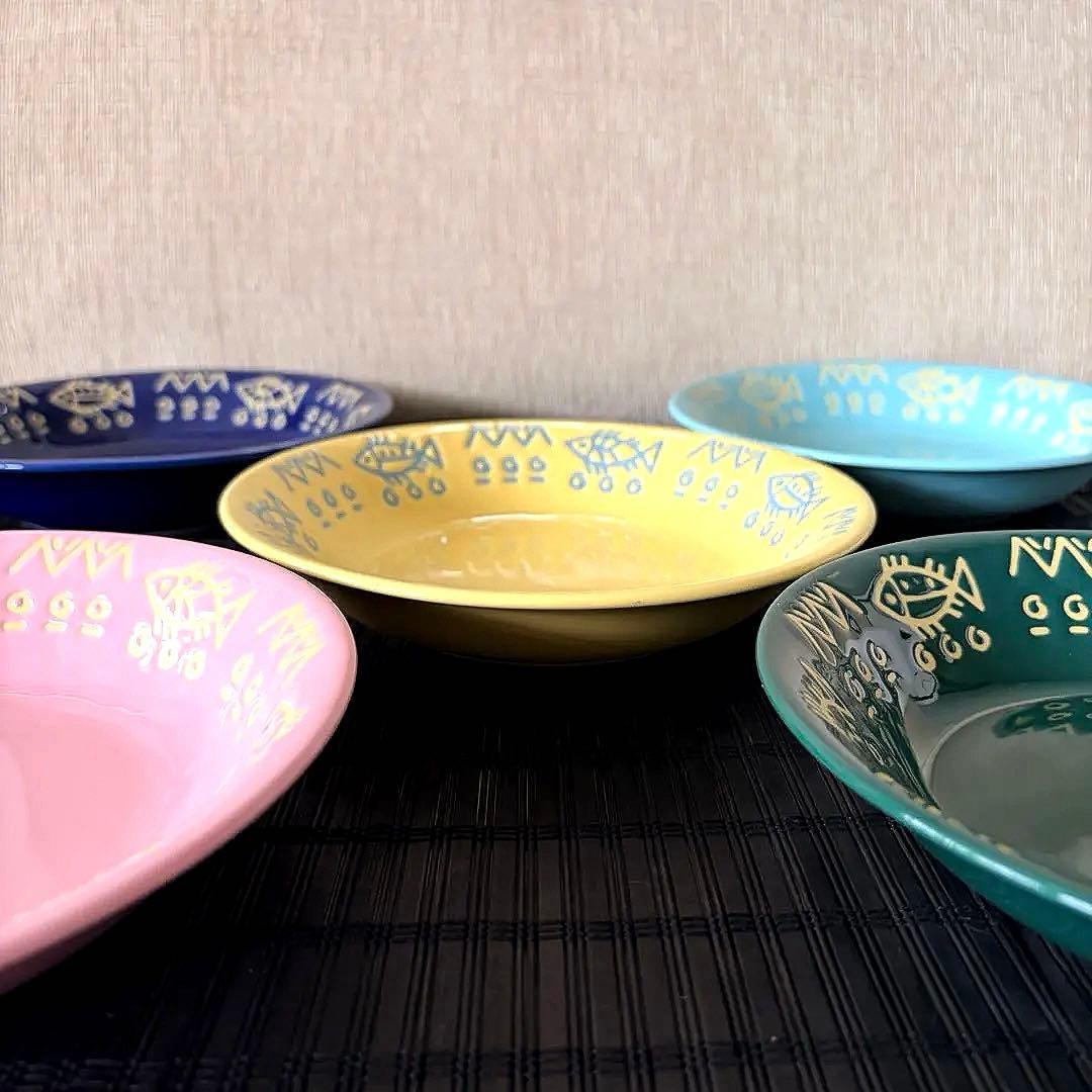 未使用保管品】【藤井風】魚柄ミッチャム カレー皿 パスタ皿 5色